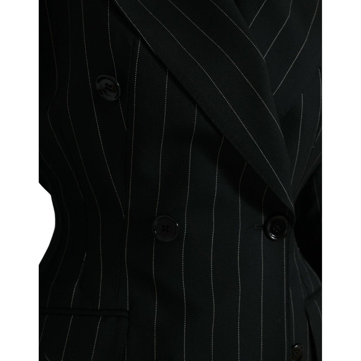 Dolce & Gabbana Elegant Striped Virgin Wool Blazer Dolce & Gabbana