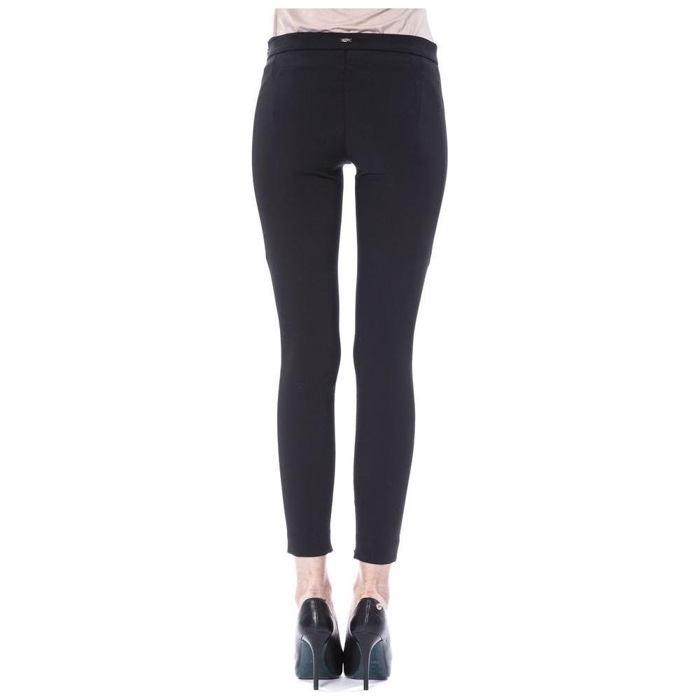 BYBLOS Black Polyester Women Pants BYBLOS