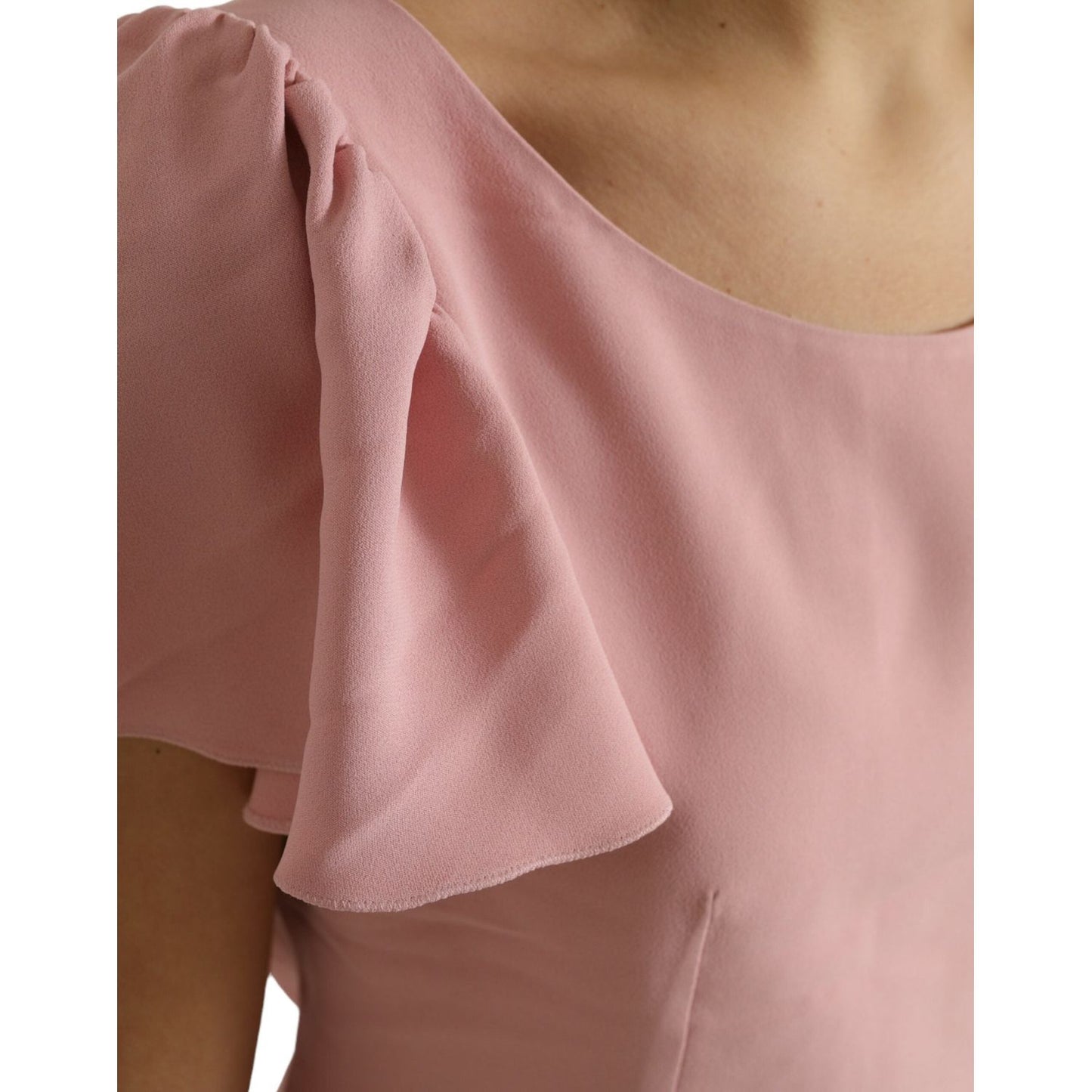 Dolce & Gabbana Chic Pink Bell Sleeve Top Dolce & Gabbana