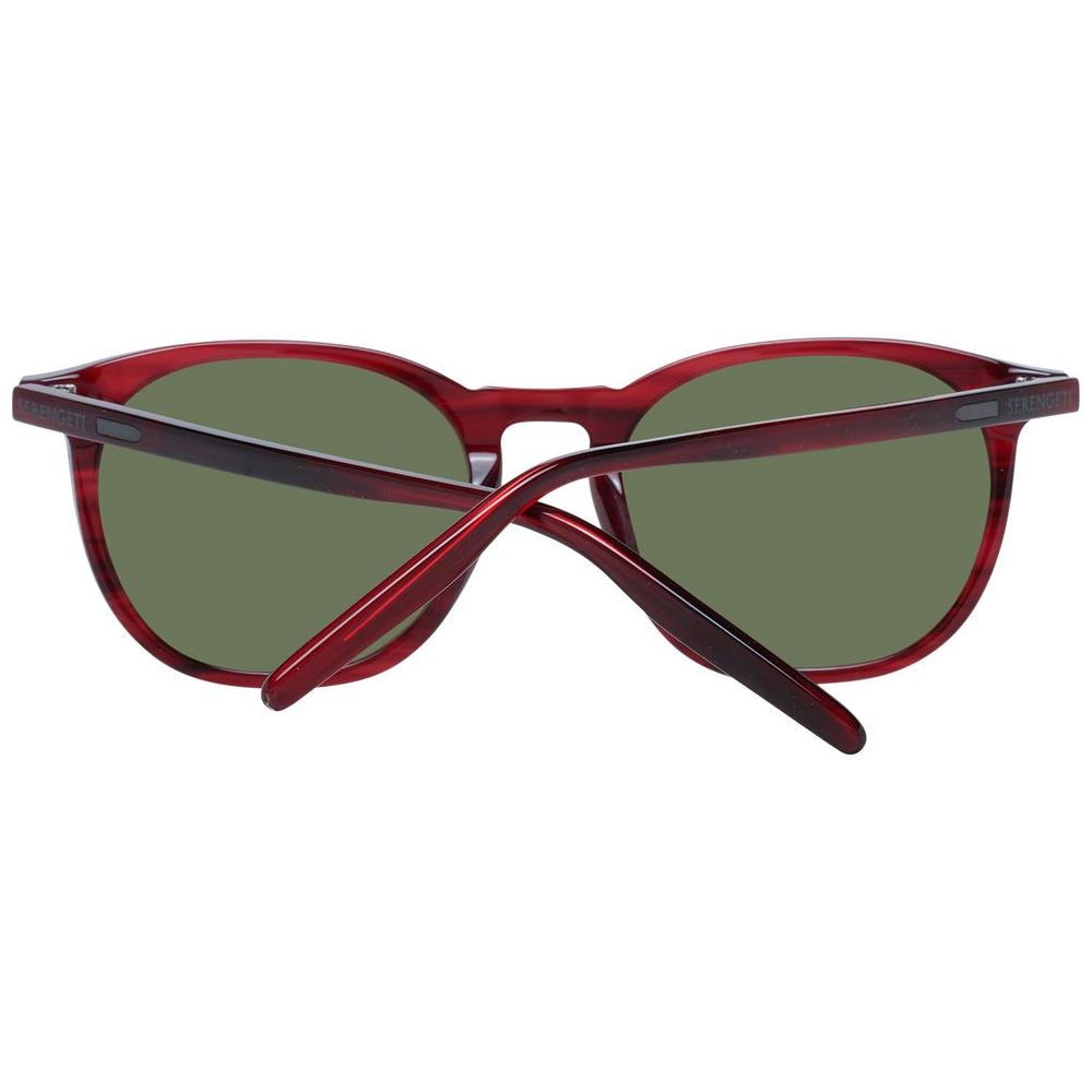 Serengeti Red Unisex Sunglasses Serengeti