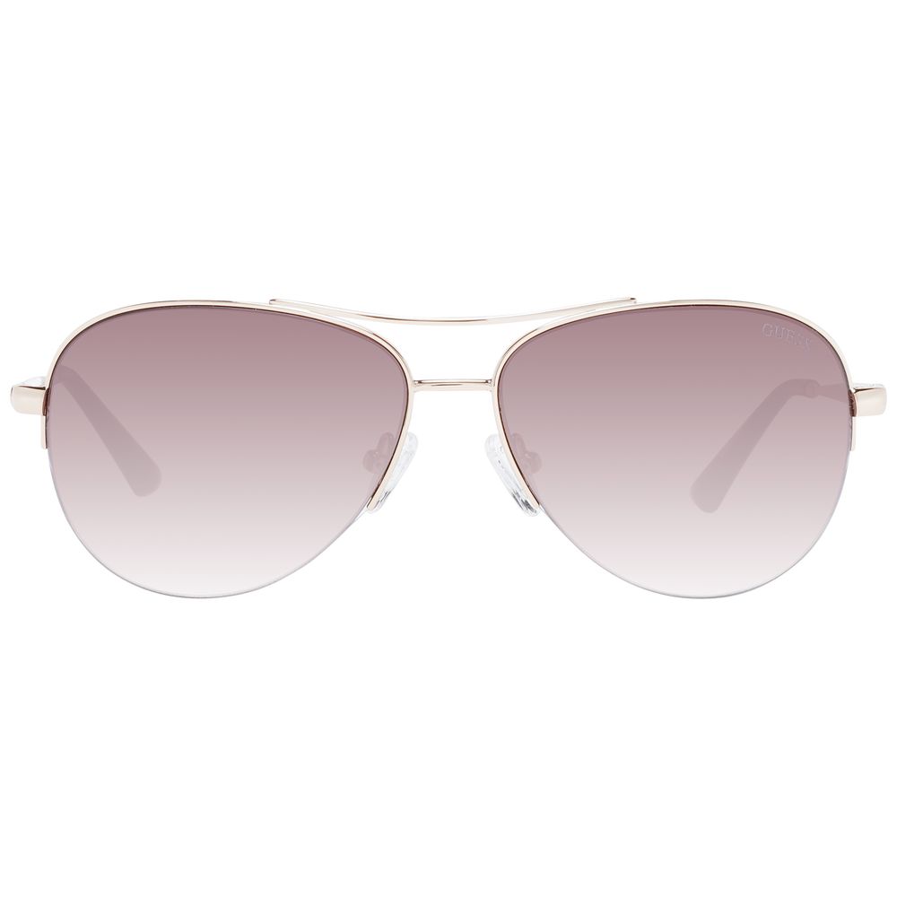 Guess Gold Unisex Sunglasses