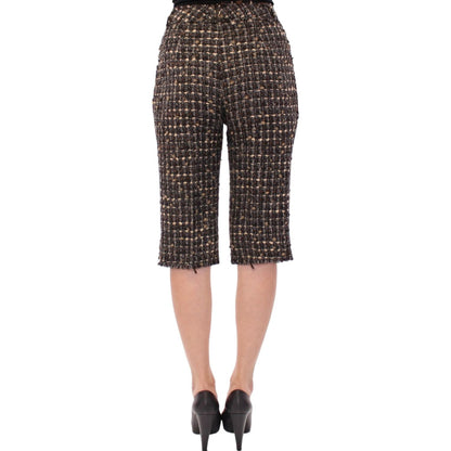 Dolce & Gabbana Multicolor Wool Shorts Pants 15% Polyester,16% Acrylic,1728,18% Nylon,5% Alpaca,5% Mohair,67345645728,Clothing,Dolce & Gabbana,IT38|XS,IT40|S,Knee Length - Shorts - Clothing,Material: 41% Wool,Multicolor,New with tags,Shorts - Clothing,Sho