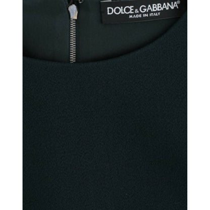 Dolce & Gabbana Green 3/4 sleeve wool blouse 1% Silk,1728,67345645728,Blouses - Shirts - Clothing,Clothing,Dolce & Gabbana,Green,IT40|S,Material: 99% Wool,New with tags,Shirts - Clothing,Tops & T-Shirts - Women - Clothing,Women,Women - Clothing