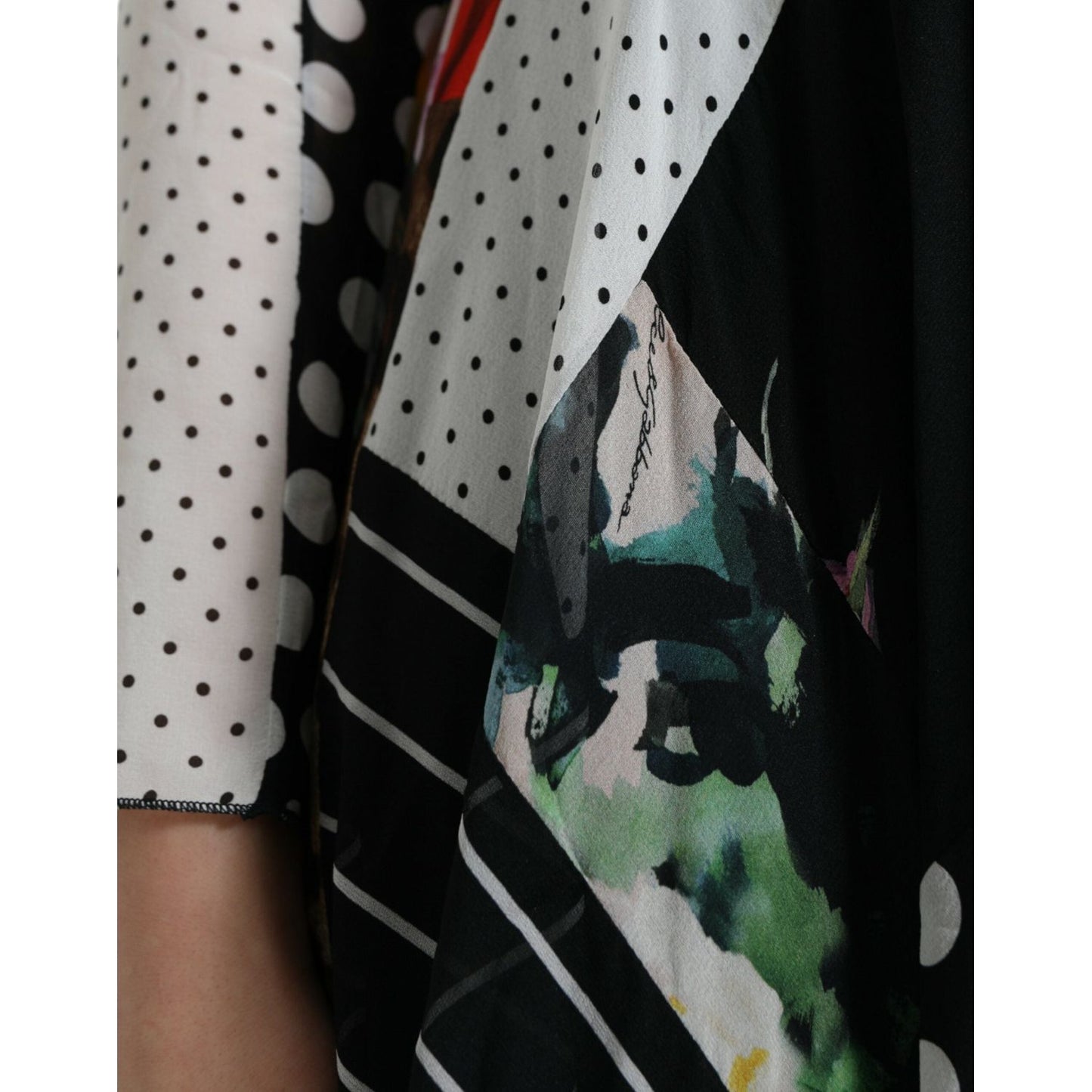 Dolce & Gabbana Multicolor Patchwork Floral Leopard Dress 1728,67345645728,Clothing,Dolce & Gabbana,Dresses - Clothing,Dresses - Women - Clothing,IT36|XXS,Longsleeve - Dresses - Clothing,Midi - Dresses - Clothing,Multicolor,New with tags,Women,Women - Clo