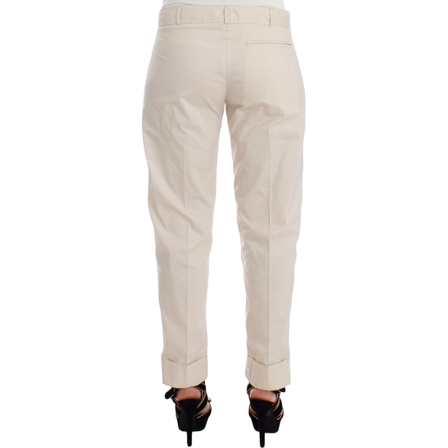 Ermanno Scervino Chic Beige Chino Pants - Elegance Redefined Jeans & Pants Ermanno Scervino