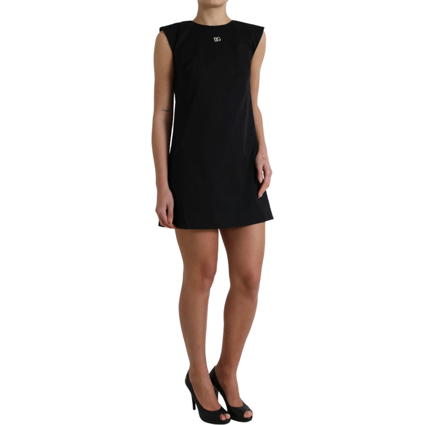 Dolce & Gabbana Elegant Sleeveless Shift Mini Dress Dolce & Gabbana