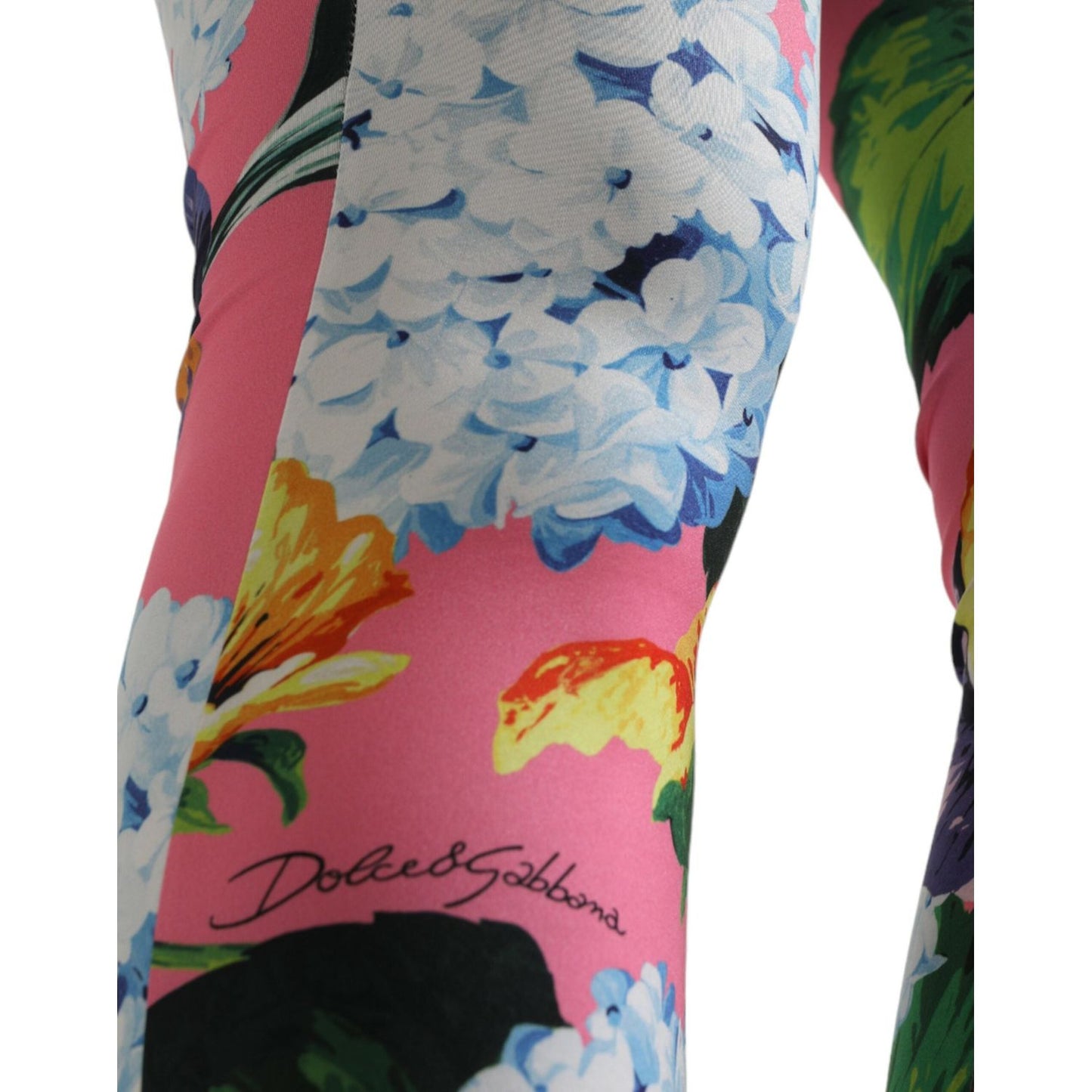 Dolce & Gabbana Exquisite Floral High Waist Leggings Dolce & Gabbana