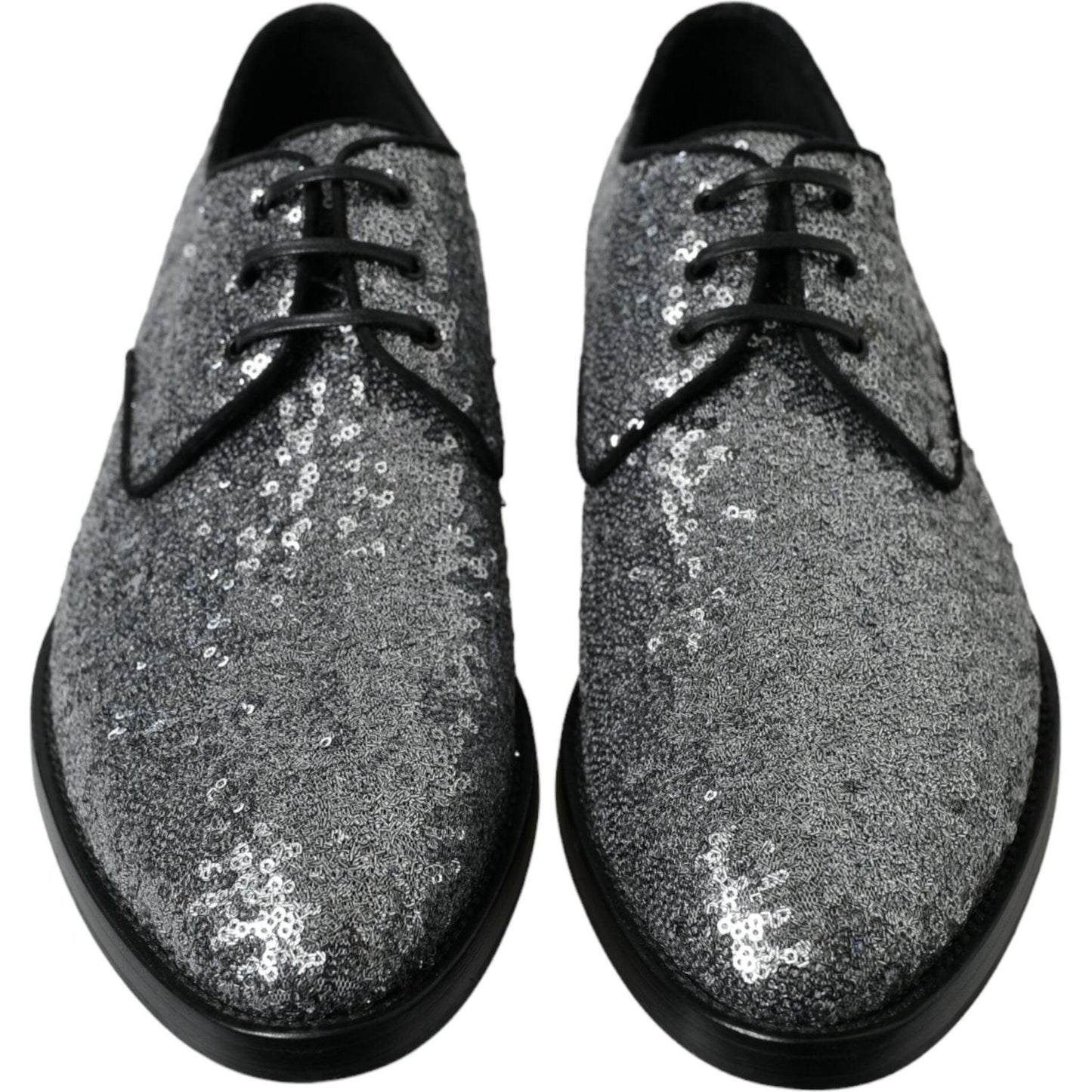 Dolce & Gabbana Exquisite Sequined Derby Dress Shoes Dolce & Gabbana