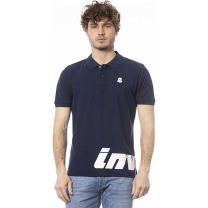 Invicta Blue Cotton Men Polo Shirt