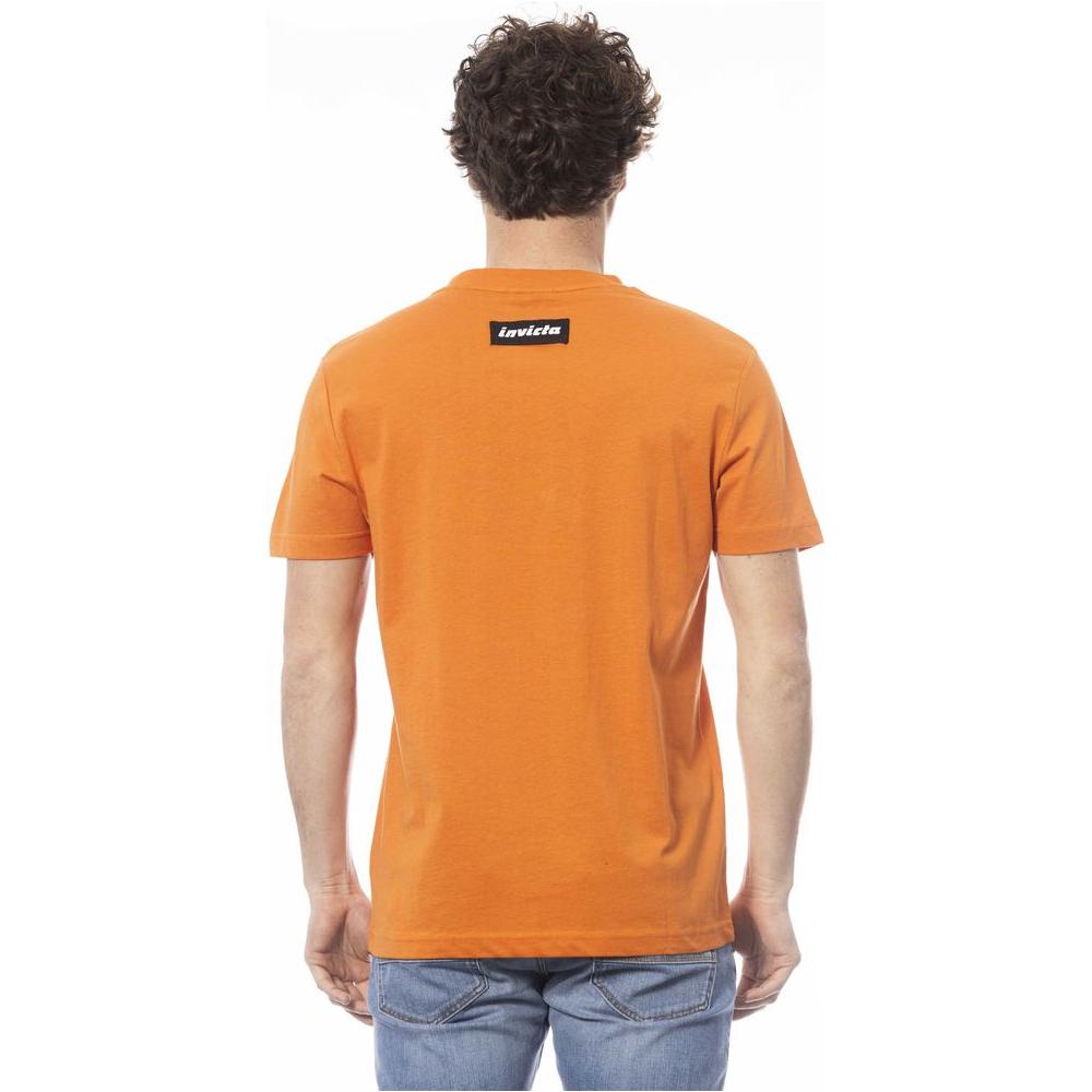 Invicta Orange Cotton Men T-Shirt Invicta