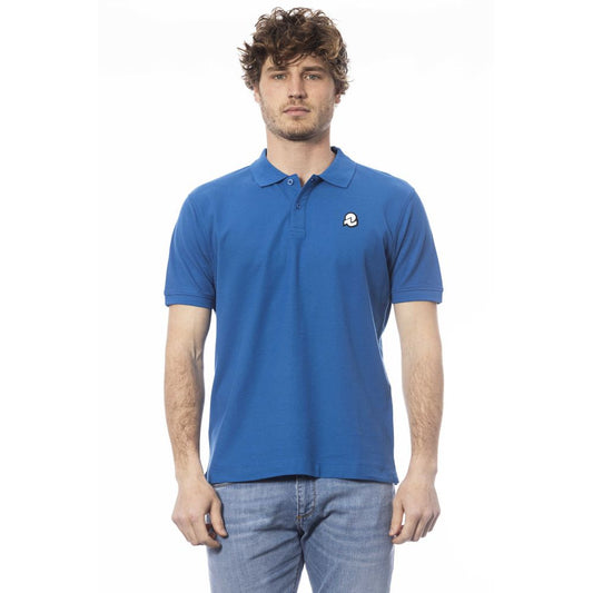 Invicta Blue Cotton Men Polo Shirt 1728,67345744032,Blue,Clothing,Invicta,L,M,Men,Men - Clothing,New with tags,Polo Shirt - Men - Clothing,Polo Shirts - T-Shirts - Clothing,S,T-Shirts - Clothing,XL,XXL
