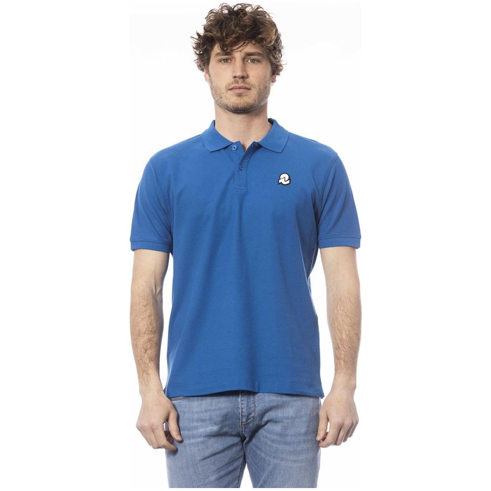 Invicta Blue Cotton Men Polo Shirt Invicta