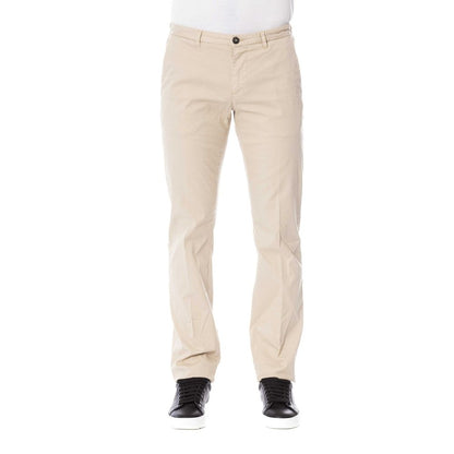 Trussardi Beige Cotton Men Pants 1728,67345744032,Beige,Casual Pants - Pants - Clothing,Clothing,IT52 | XL,Jeans & Pants - Men - Clothing,Men,Men - Clothing,New with tags,Pants - Clothing,Trussardi