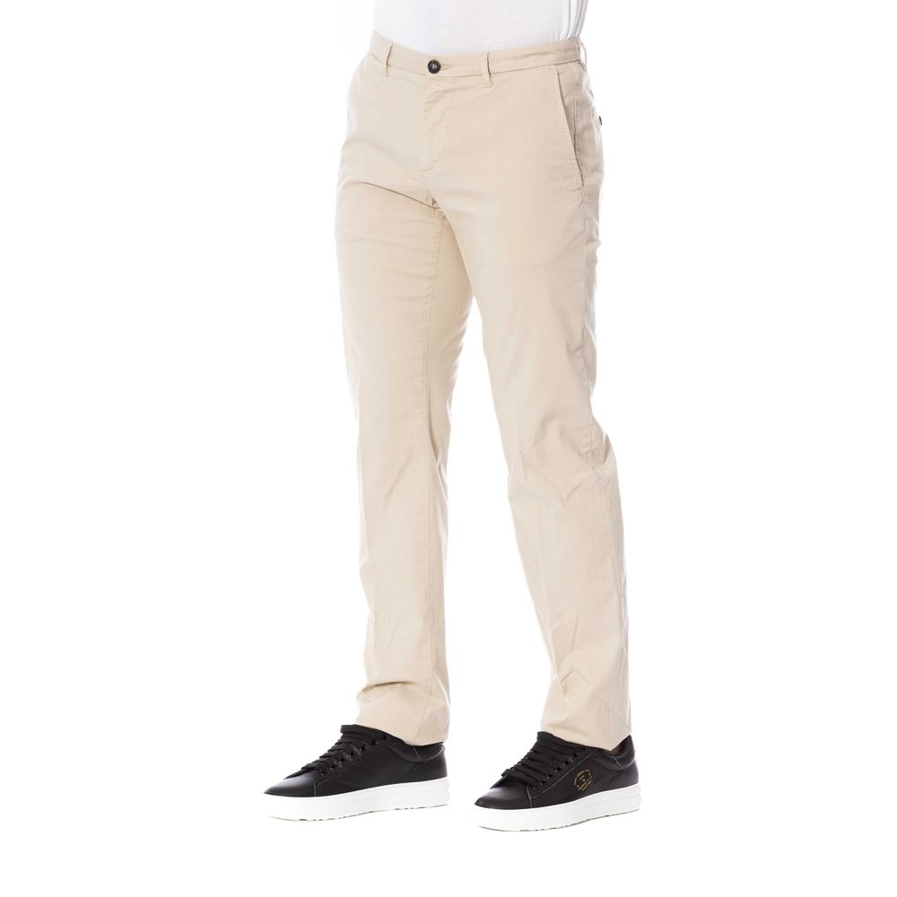 Trussardi Beige Cotton Men Pants 1728,67345744032,Beige,Casual Pants - Pants - Clothing,Clothing,IT52 | XL,Jeans & Pants - Men - Clothing,Men,Men - Clothing,New with tags,Pants - Clothing,Trussardi