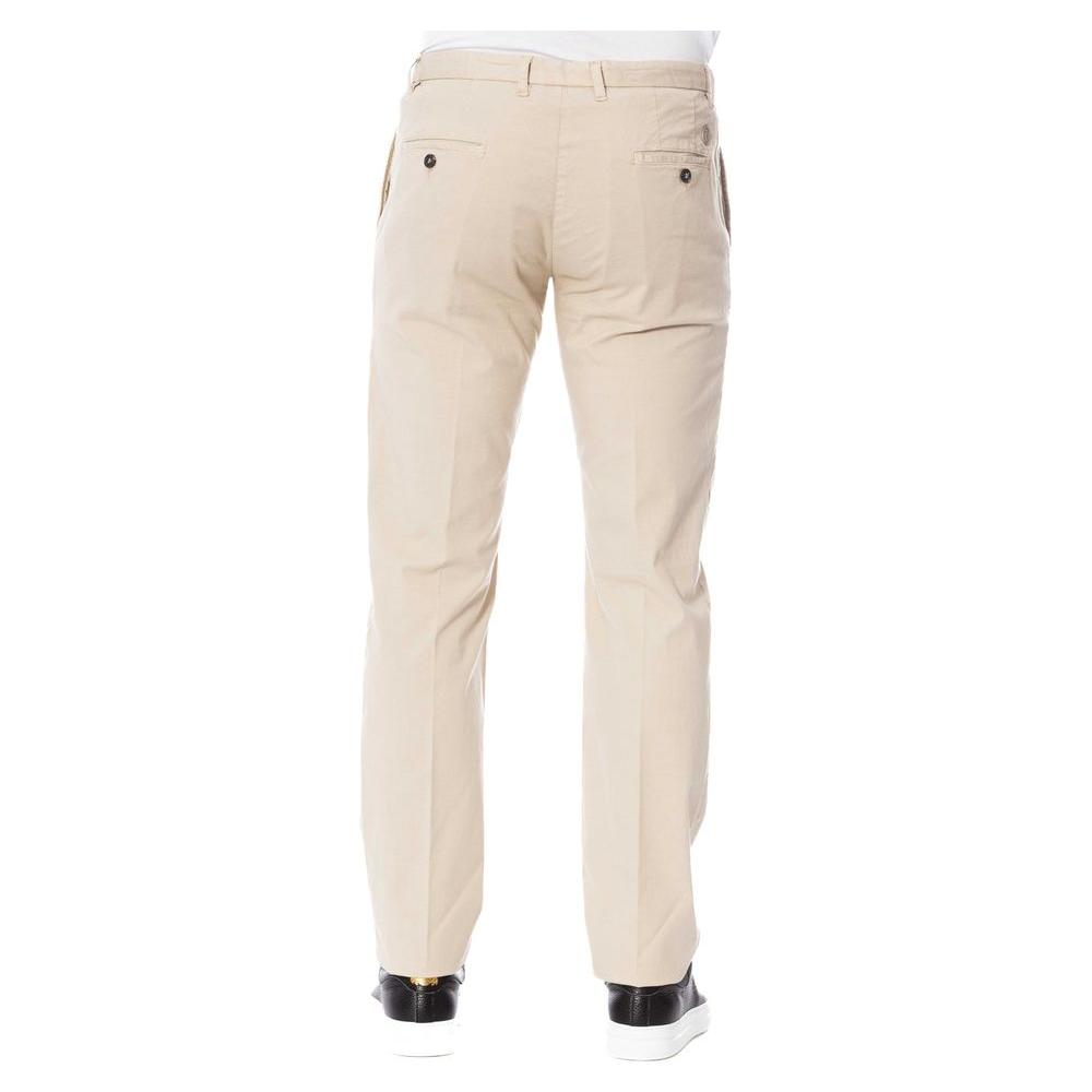 Trussardi Beige Cotton Men's Pants Trussardi