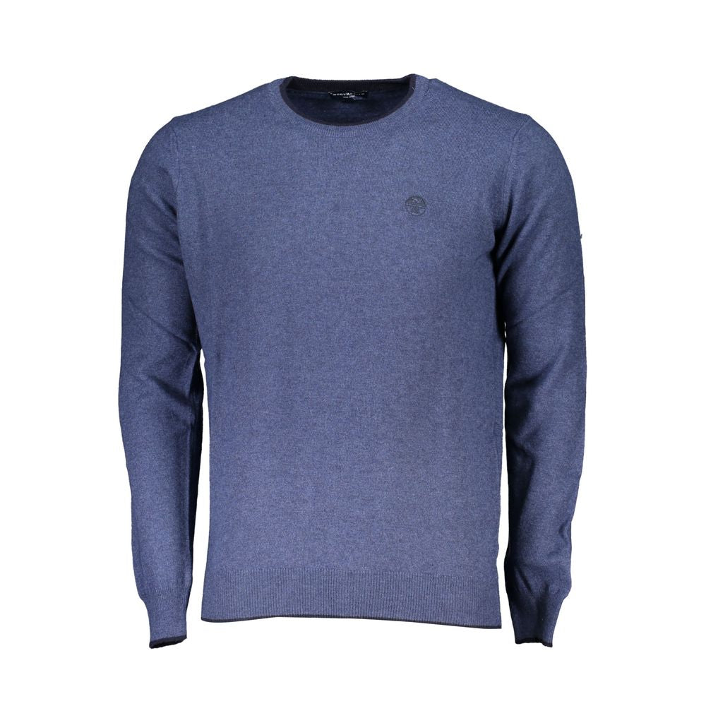 North Sails Blue Polyamide Men Sweater North Sails