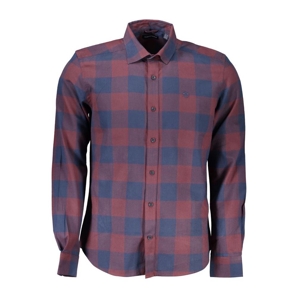 North Sails Red Cotton Men Shirt North Sails