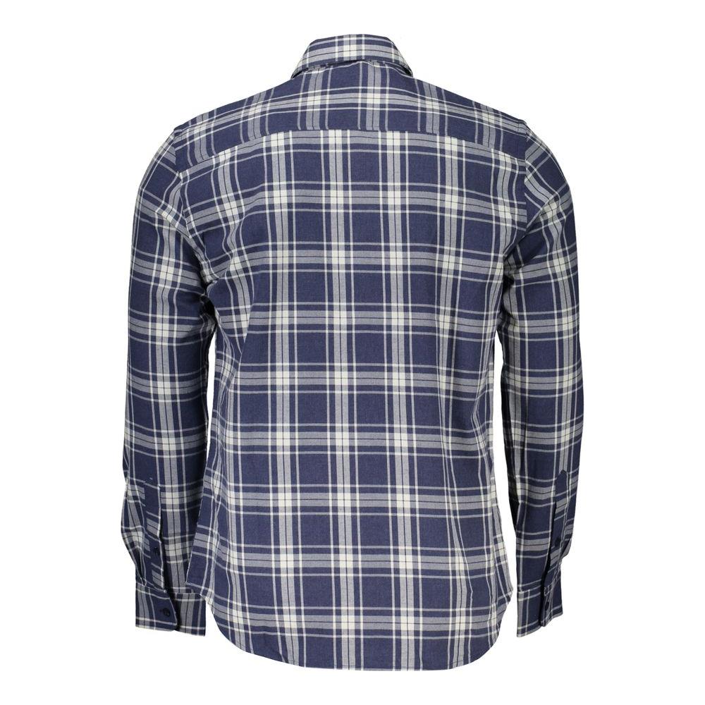 North Sails Blue Cotton Men Shirt North Sails