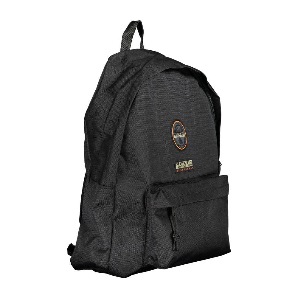 Front view with bag zipped and handles upright.