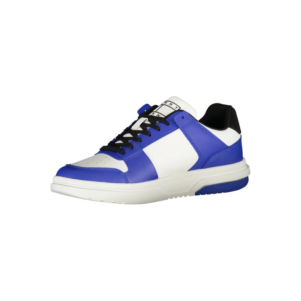 Tommy Hilfiger Blue Polyethylene Men Sneaker Tommy Hilfiger