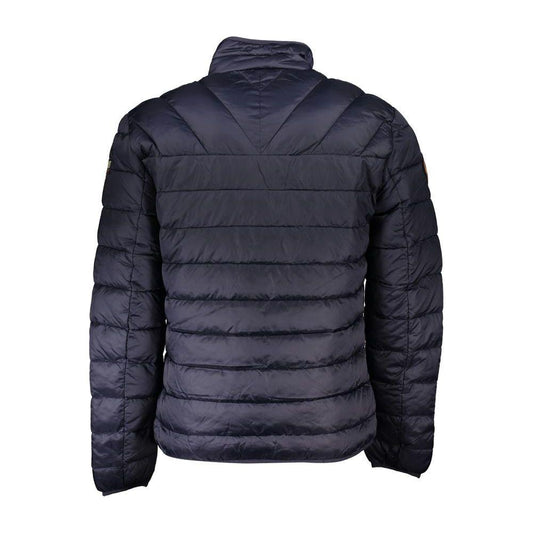 Napapijri Blue Polyamide Men Jacket Napapijri