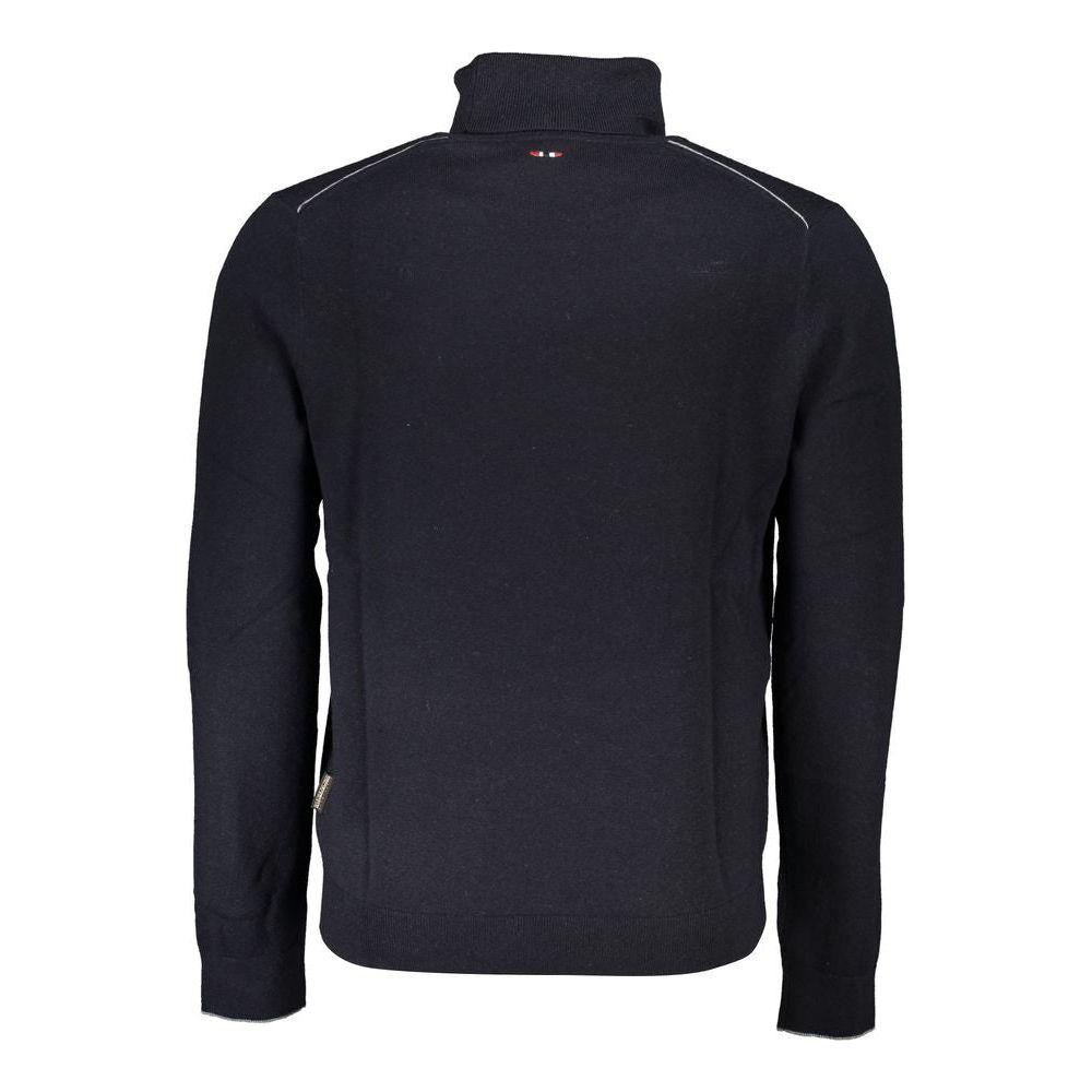 Napapijri Black Fabric Men Sweater Napapijri