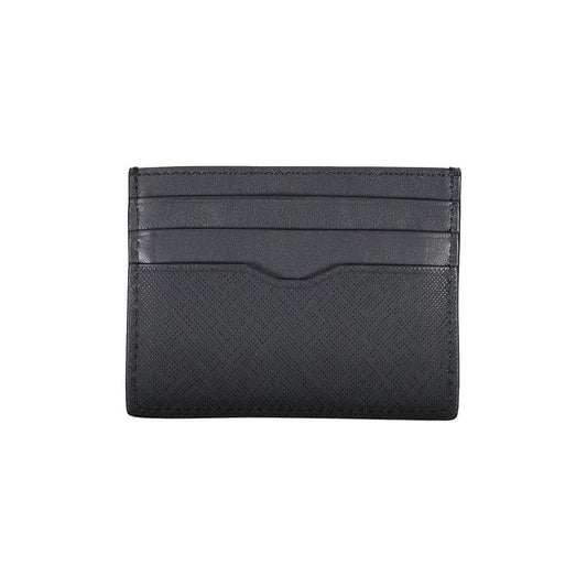 Tommy Hilfiger Blue Leather Men Wallet Tommy Hilfiger