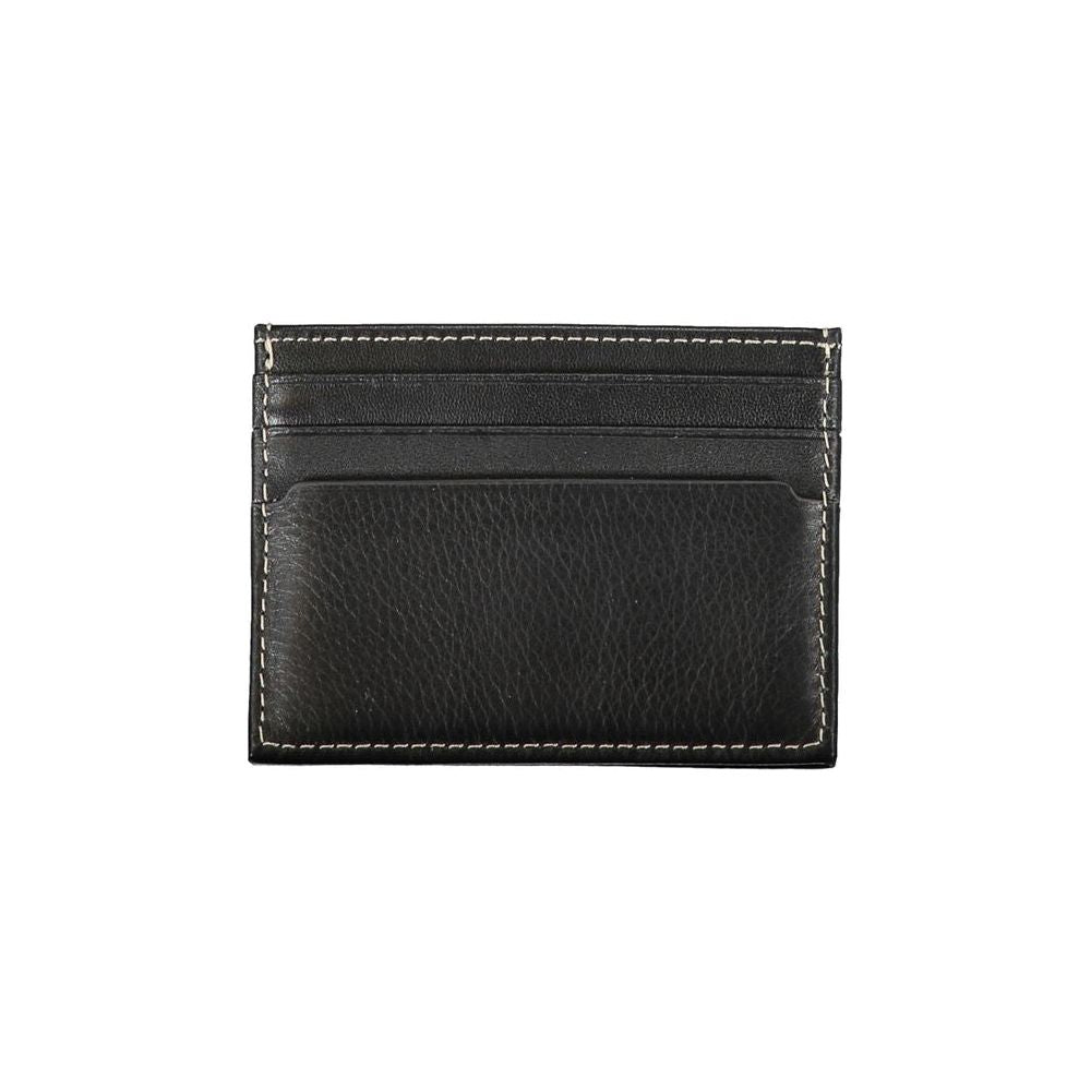 Tommy Hilfiger Black Leather Men Wallet Tommy Hilfiger