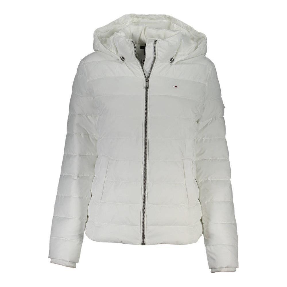 Tommy Hilfiger White Polyester Women Jacket Tommy Hilfiger