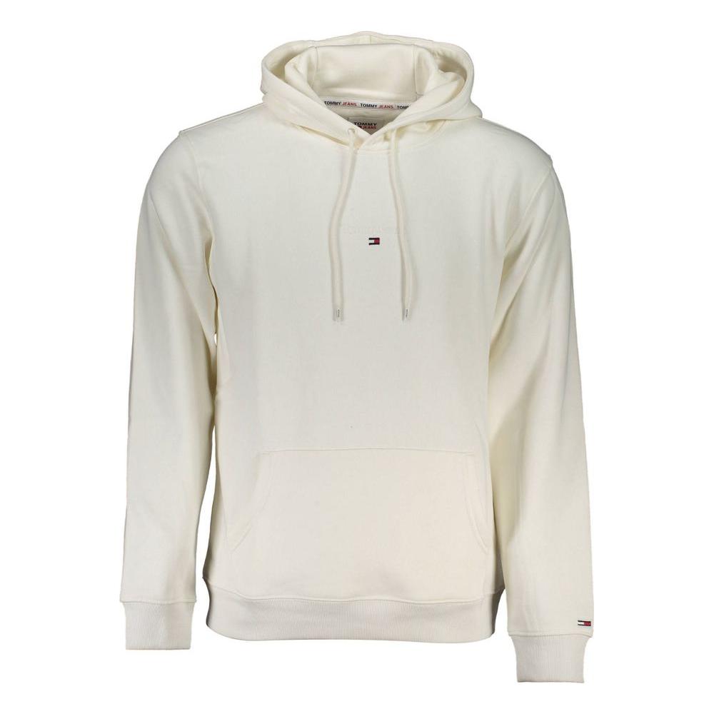 Tommy Hilfiger White Cotton Men Sweater Tommy Hilfiger