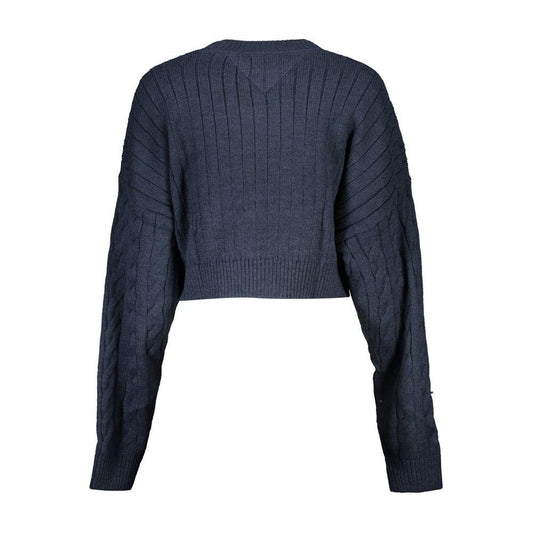 Tommy Hilfiger Blue Polyester Women Sweater Tommy Hilfiger