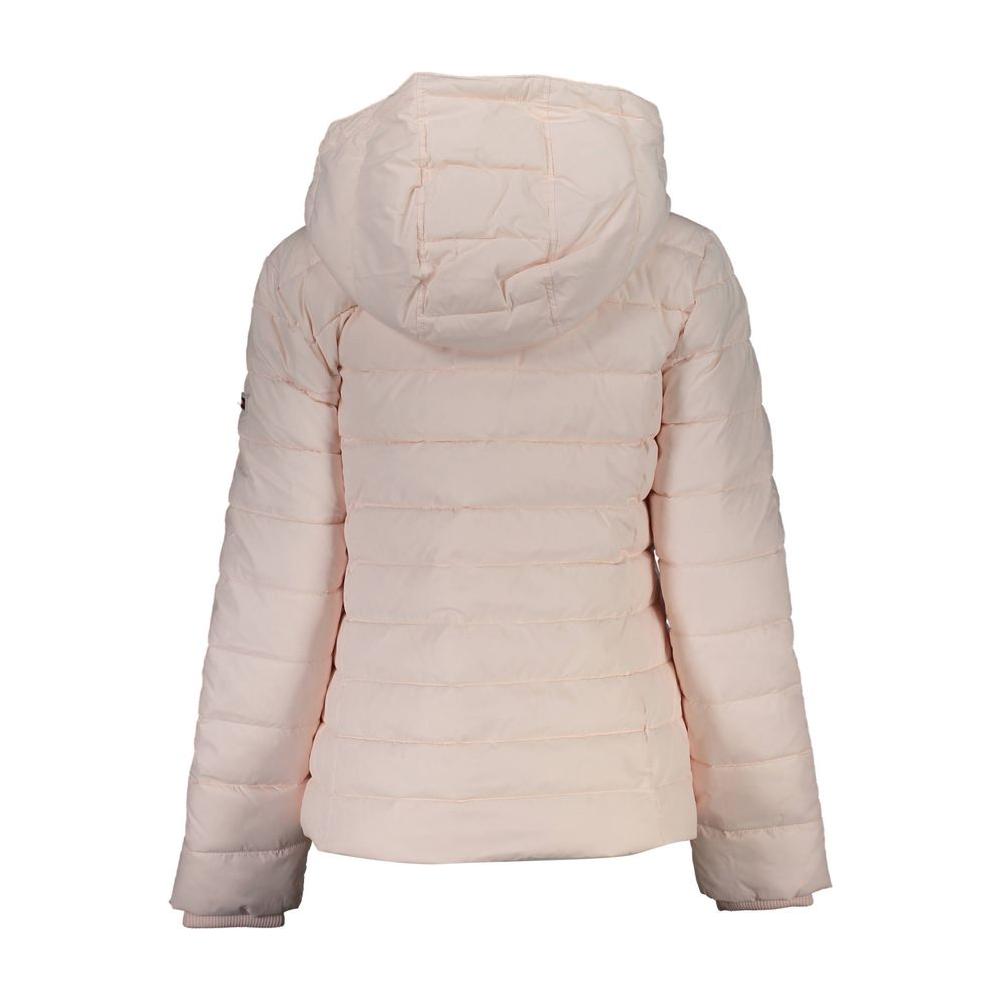 Tommy Hilfiger Pink Polyester Women Jacket Tommy Hilfiger