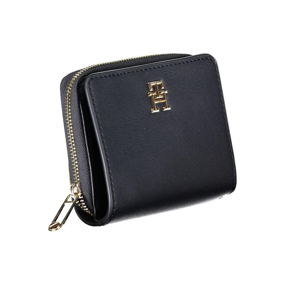 Tommy Hilfiger Sleek Blue Polyethylene Wallet Tommy Hilfiger