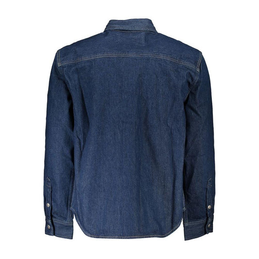 Calvin Klein Classic Blue Cotton Denim Jacket Calvin Klein