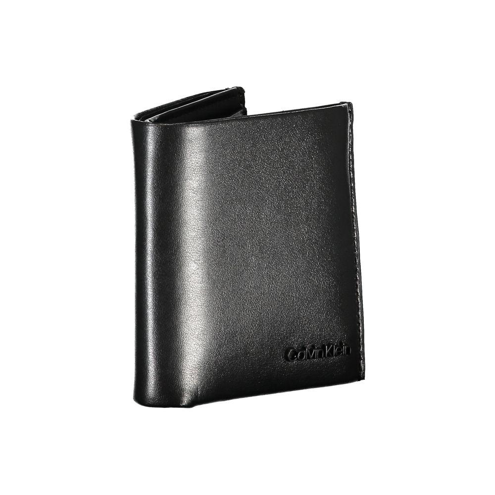 Calvin Klein Sleek Black Leather RFID Wallet Calvin Klein