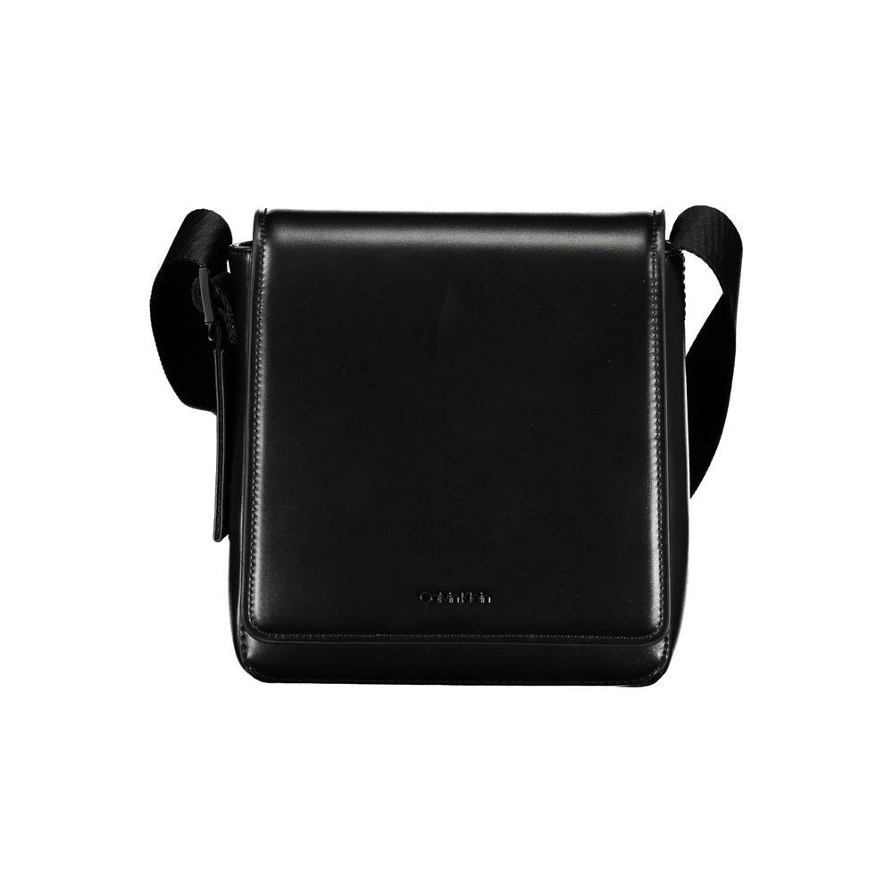 Calvin Klein Sleek Black Shoulder Bag with Logo Detail Calvin Klein