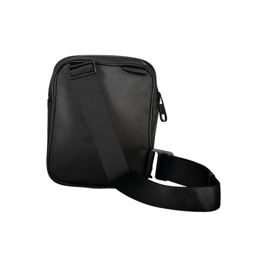 Calvin Klein Sleek Black Shoulder Bag with Contrasting Details Calvin Klein