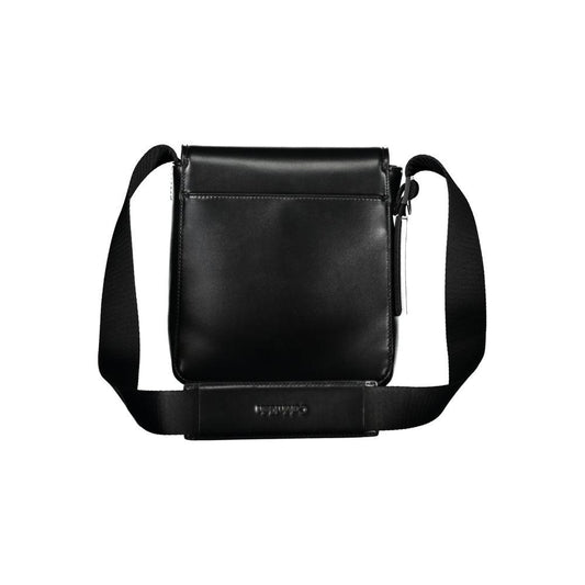 Calvin Klein Sleek Black Shoulder Bag with Logo Detail Calvin Klein