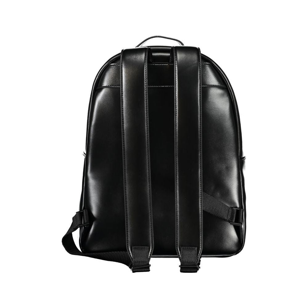 Calvin Klein Elegant Black Urban Backpack with Laptop Compartment Calvin Klein