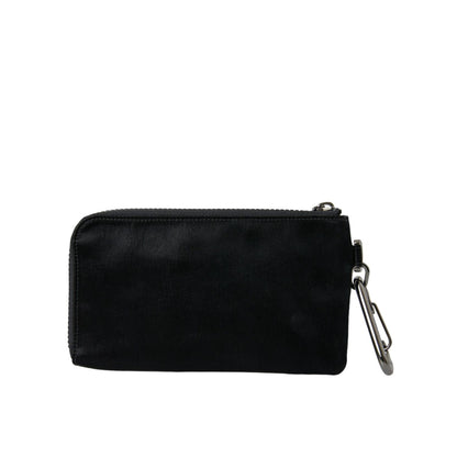 Dolce & Gabbana Black Nylon Logo Plaque Keyring Pouch Clutch Bags 1728,67345645728,Bags,Black,Clutch Bags - Bags,Clutch Bags - Men - Bags,Dolce & Gabbana,Material: 64% Nylon 34% Leather,Men,Men - Bags,New with tags