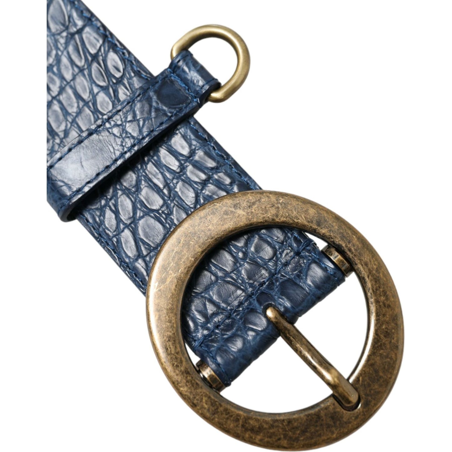 Dolce & Gabbana Elegant Italian Leather Belt with Metal Buckle Dolce & Gabbana