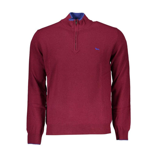 Harmont & Blaine Elegant Half-Zip Sweater with Embroidery Detail Harmont & Blaine