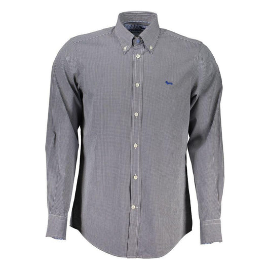 Harmont & Blaine Elegant Blue Long Sleeve Cotton Shirt Harmont & Blaine