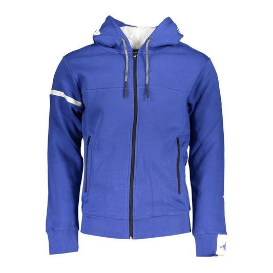 U.S. Grand Polo Classic Blue Hooded Fleece Sweatshirt U.S. Grand Polo