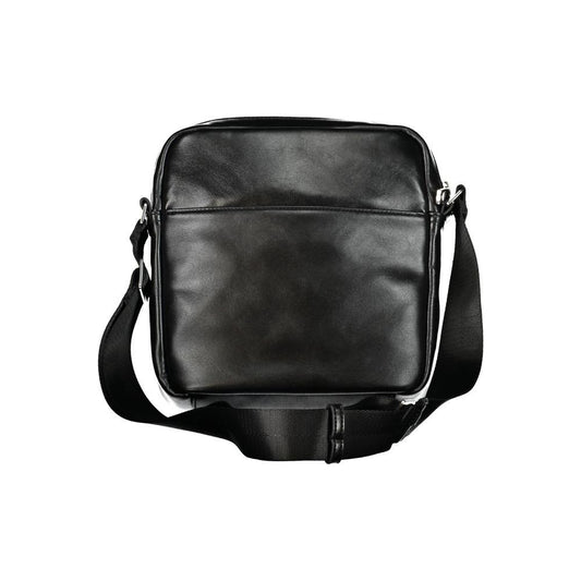 Guess Jeans Sleek Black Shoulder Bag with Ample Storage Guess Jeans