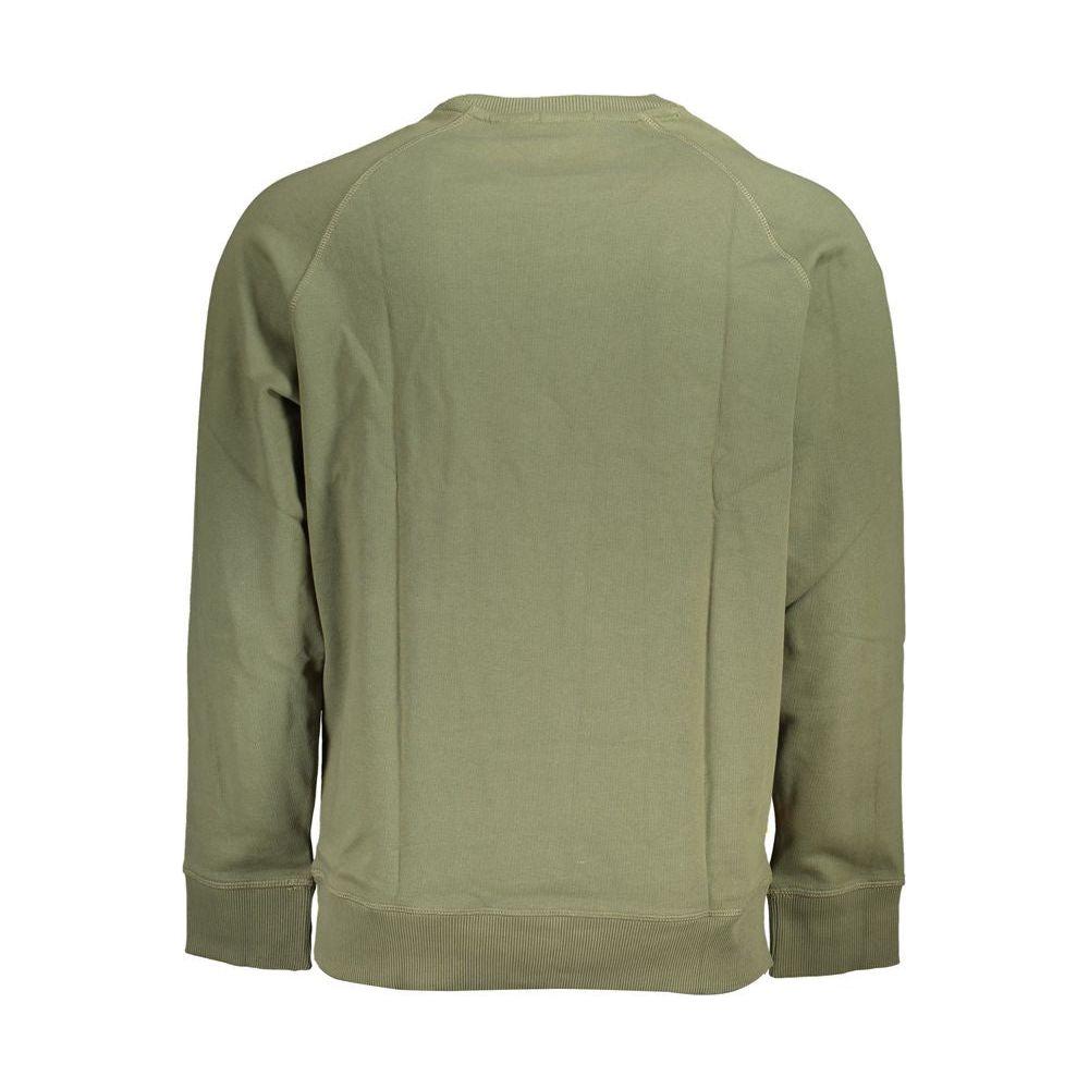 Timberland Classic Green Brushed Crew Neck Sweatshirt Timberland