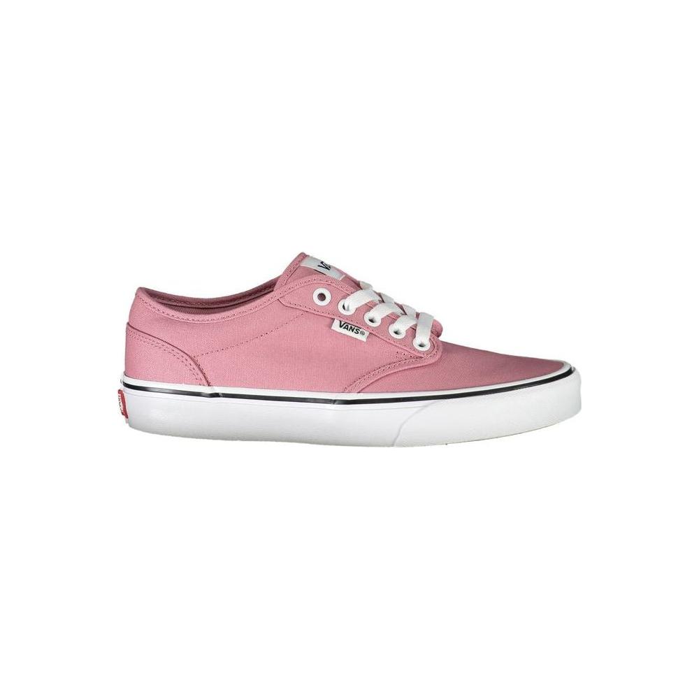 Vans Chic Pink Sneakers with Contrast Laces Vans