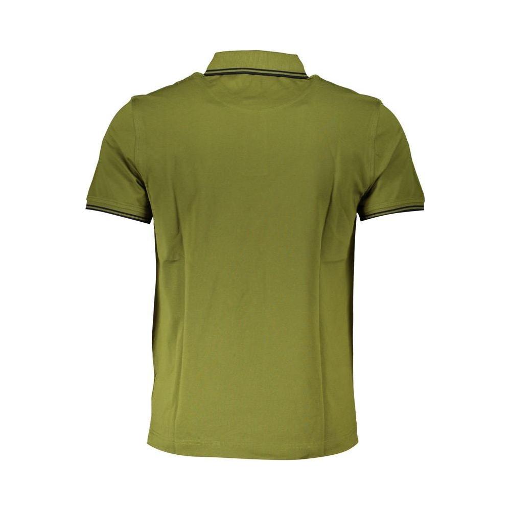 Harmont & Blaine Sharp Green Contrast Polo Shirt Harmont & Blaine