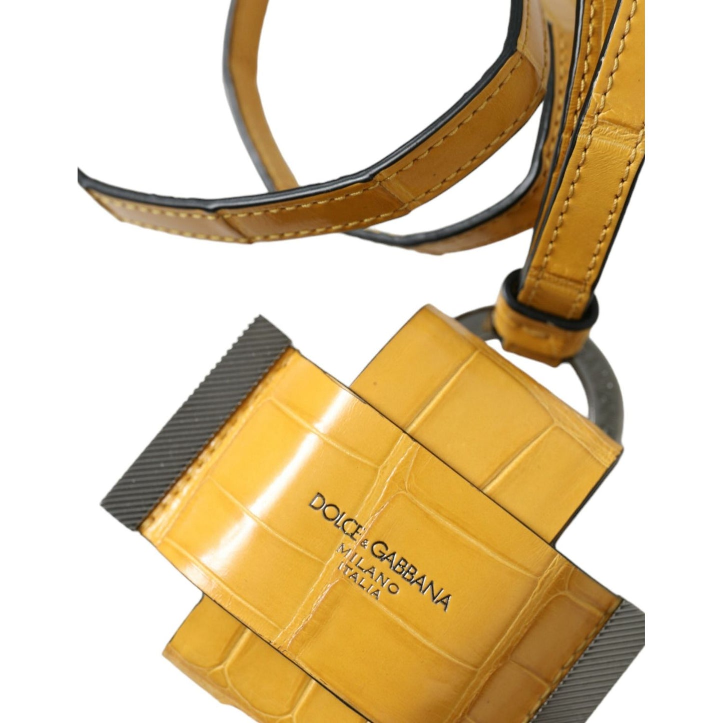 Dolce & Gabbana Exquisite Alligator Leather Key Holder Dolce & Gabbana