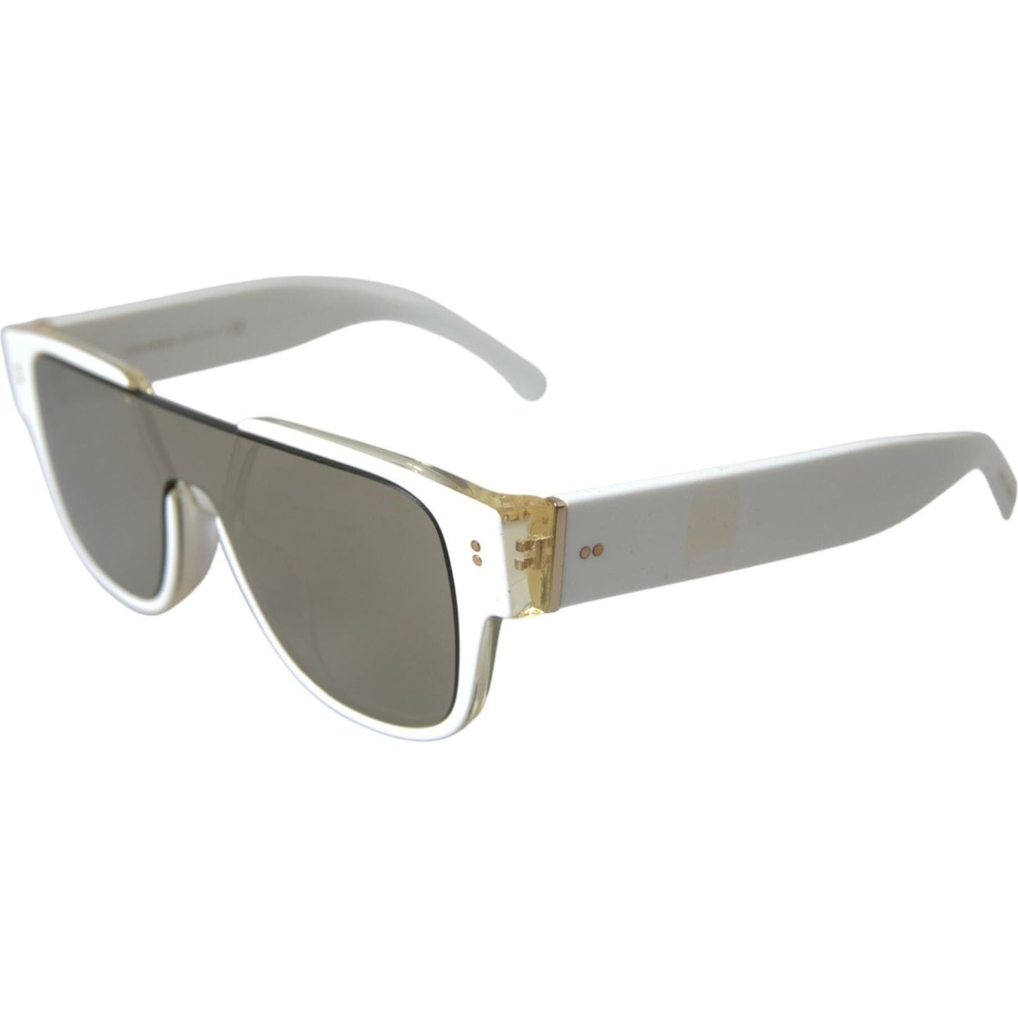 Dolce & Gabbana Chic White Acetate Designer Sunglasses Dolce & Gabbana